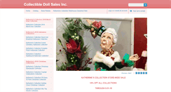 Desktop Screenshot of collectibledollsales.com