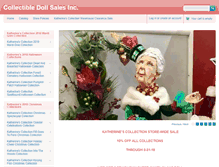 Tablet Screenshot of collectibledollsales.com